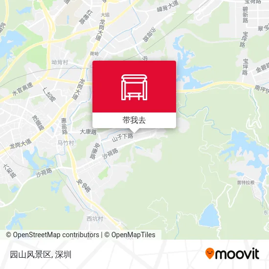 园山风景区地图