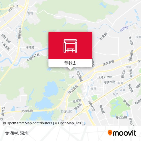 龙湖村地图