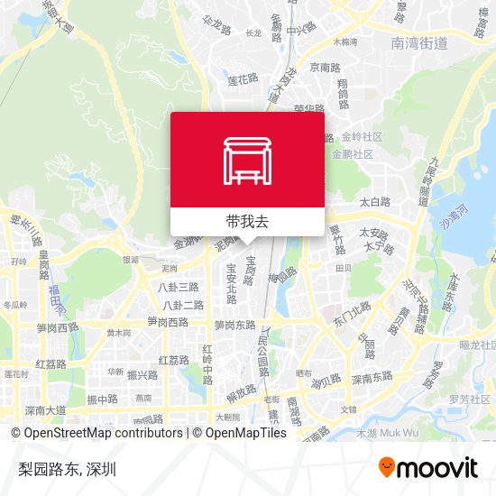 梨园路东地图