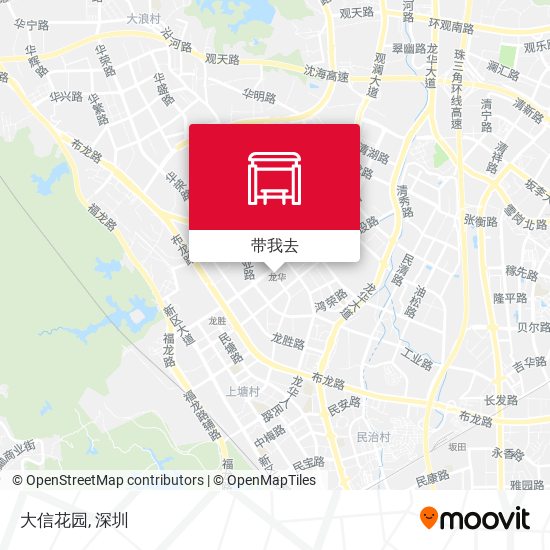 大信花园地图
