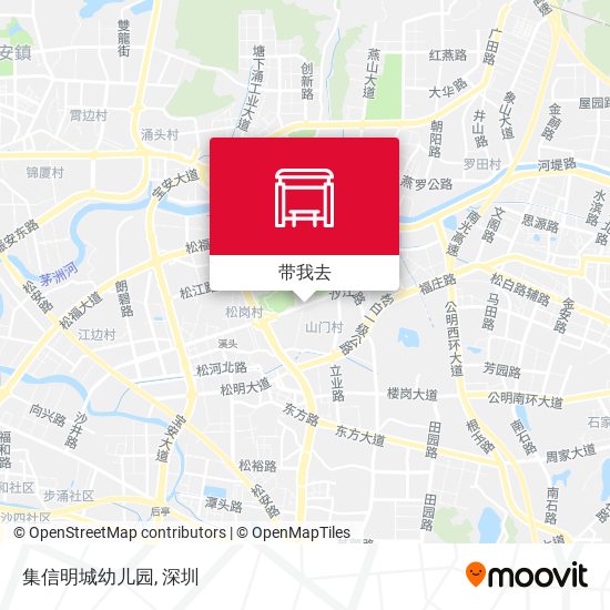 集信明城幼儿园地图