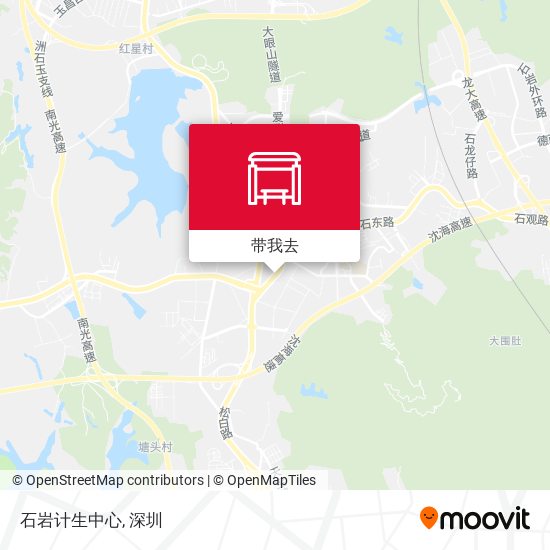 石岩计生中心地图