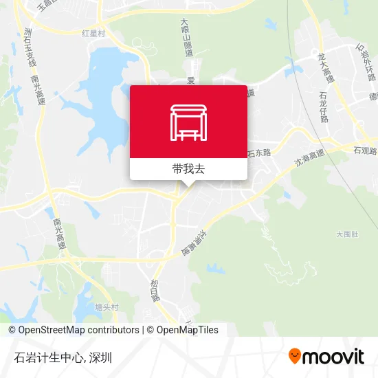 石岩计生中心地图
