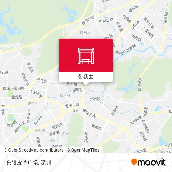 集银皮革广场地图
