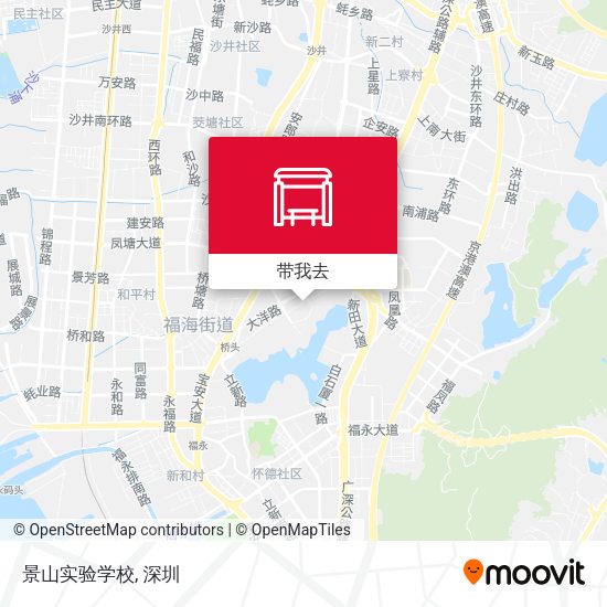 景山实验学校地图
