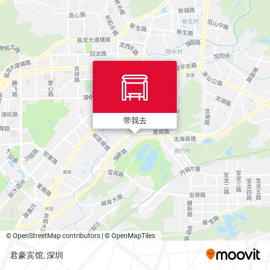 君豪宾馆地图