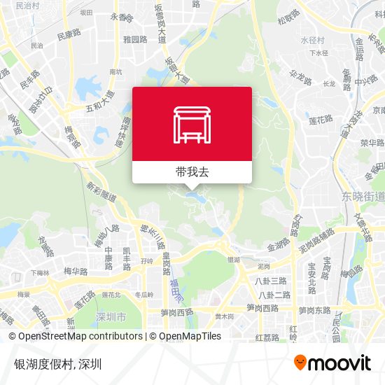 银湖度假村地图