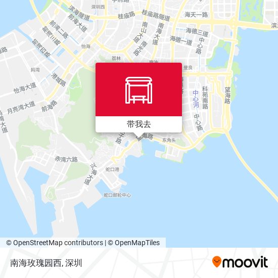 南海玫瑰园西地图