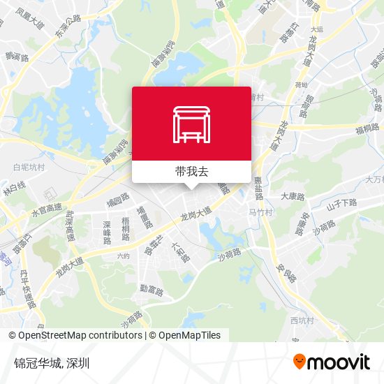 锦冠华城地图