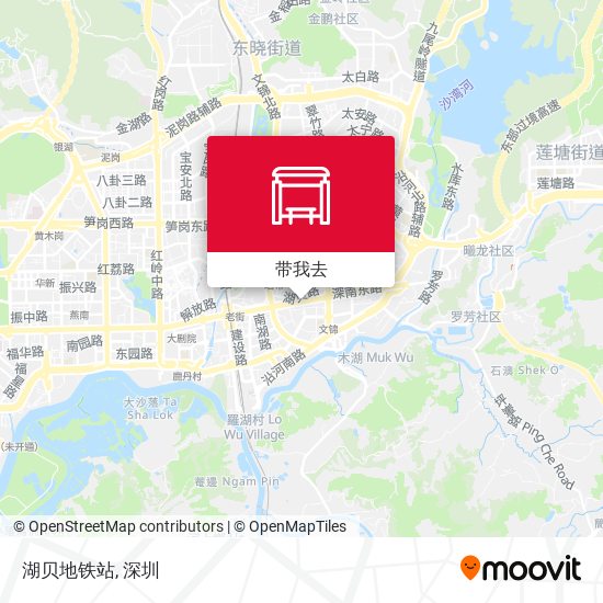 湖贝地铁站地图