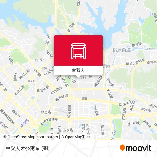 中兴人才公寓东地图