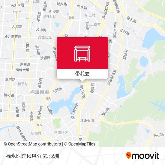 福永医院凤凰分院地图