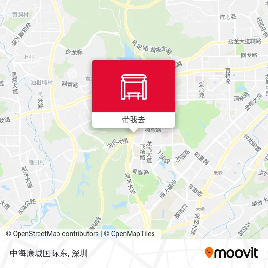 中海康城国际东地图