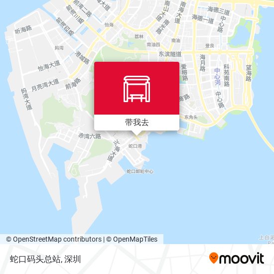 蛇口码头总站地图