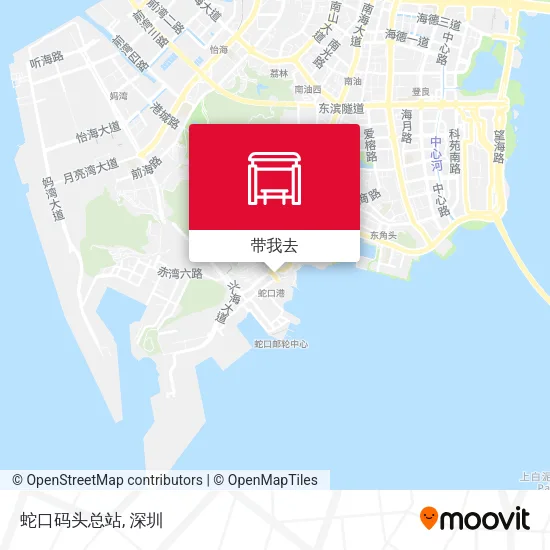 蛇口码头总站地图