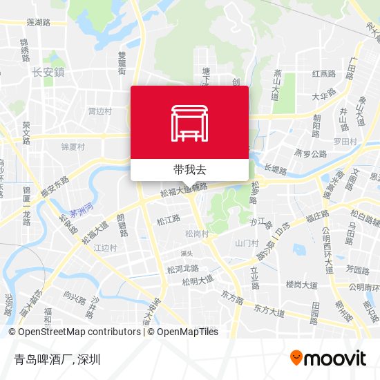 青岛啤酒厂地图