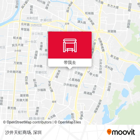 沙井天虹商场地图