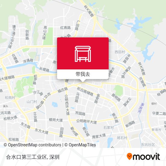 合水口第三工业区地图