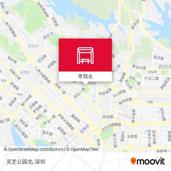 灵芝公园北地图