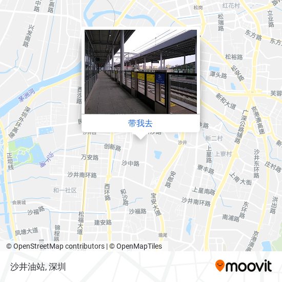 沙井油站地图