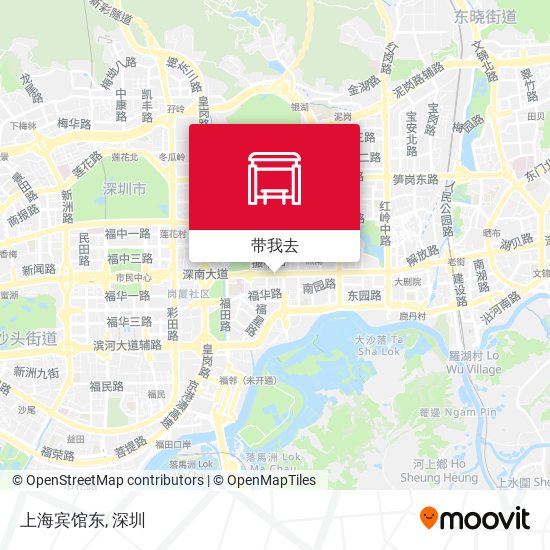 上海宾馆东地图
