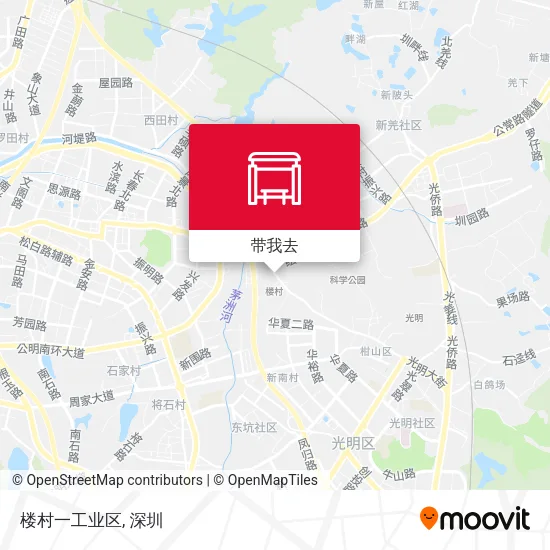 楼村一工业区地图