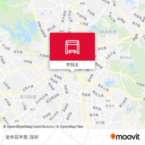 龙华花半里地图