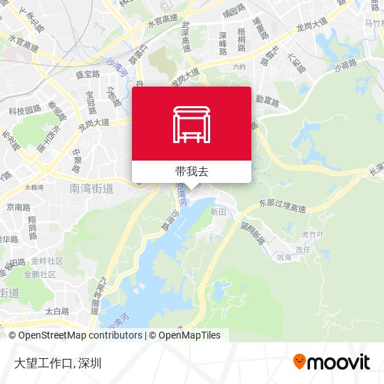 大望工作口地图