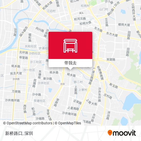 新桥路口地图