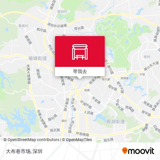 大布巷市场地图