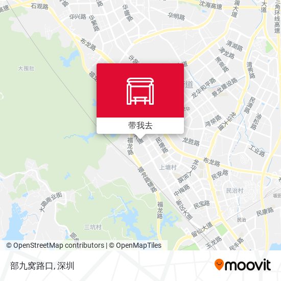 部九窝路口地图