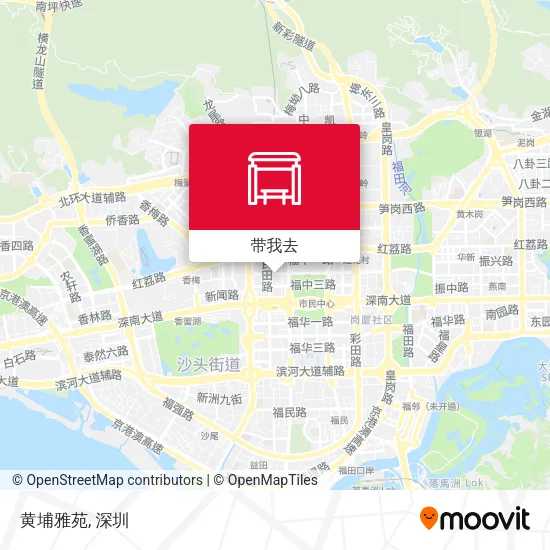 黄埔雅苑地图