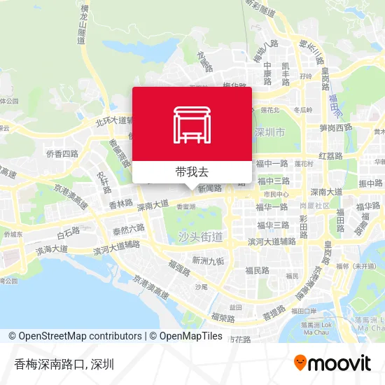 香梅深南路口地图