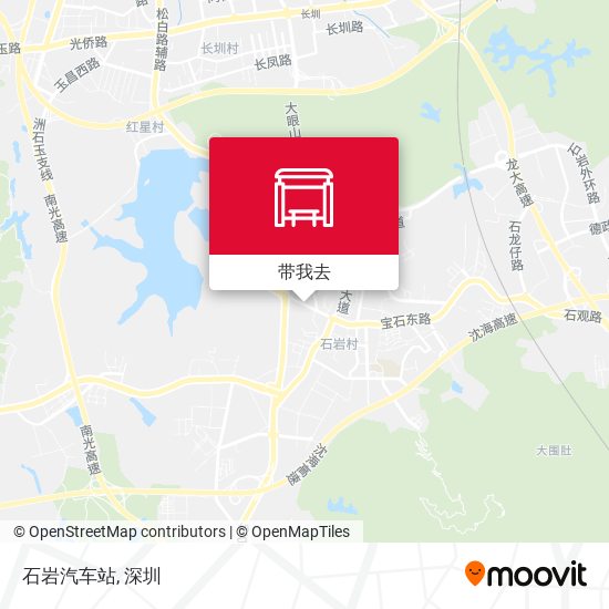 石岩汽车站地图