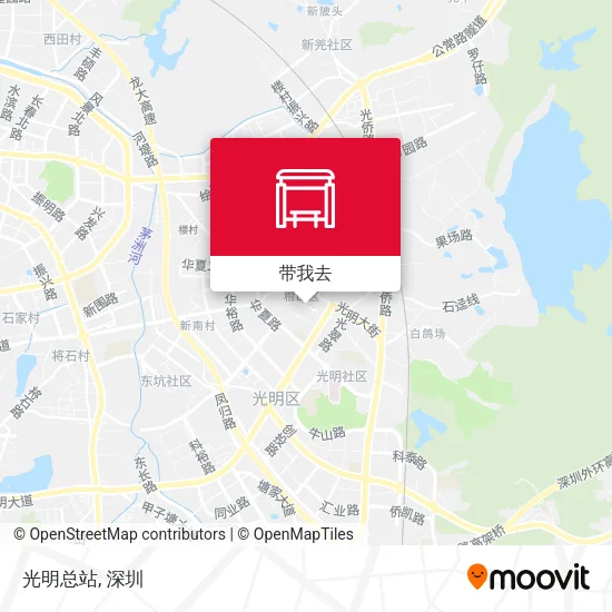 光明总站地图