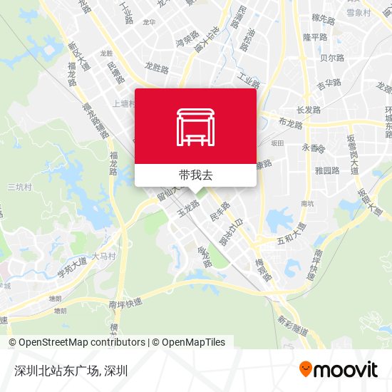 深圳北站东广场地图