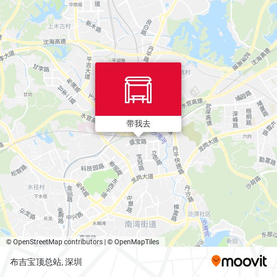 布吉宝顶总站地图