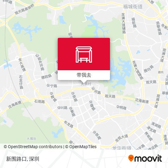 新围路口地图