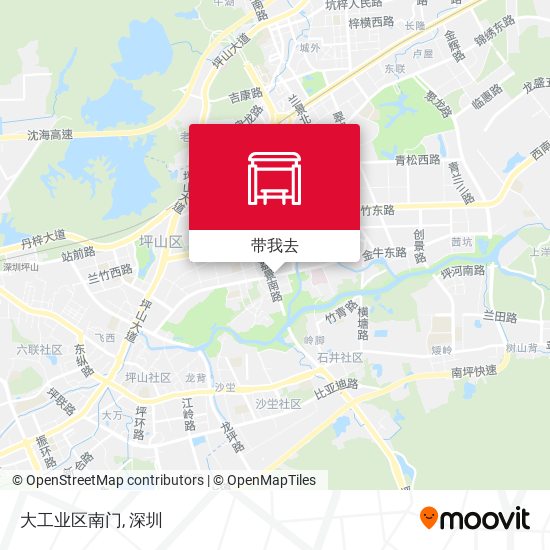 大工业区南门地图