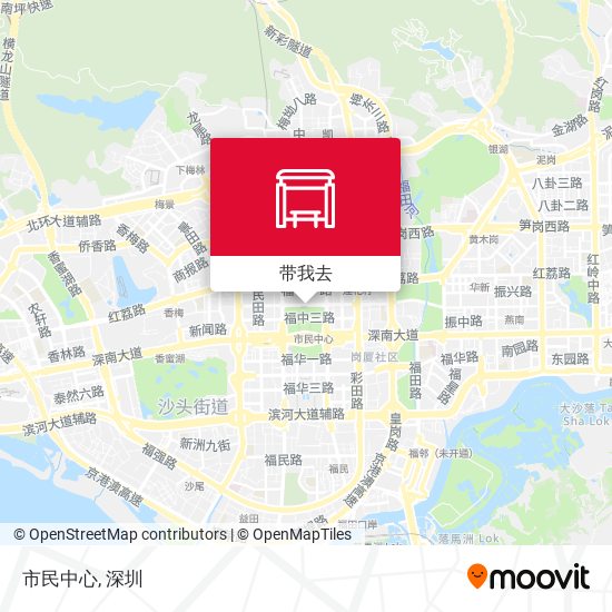 市民中心地图