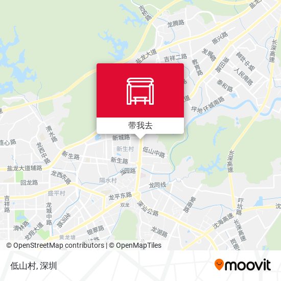 低山村地图