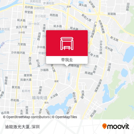 迪能激光大厦地图