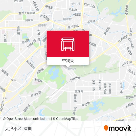 大浪小区地图