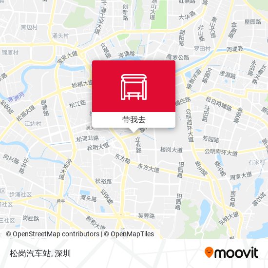 松岗汽车站地图
