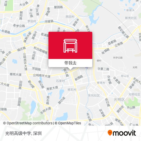 光明高级中学地图