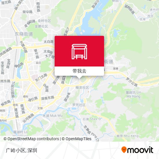 广岭小区地图