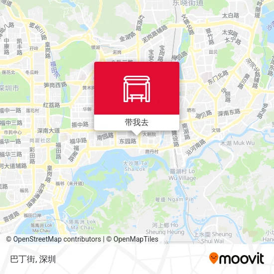 巴丁街地图