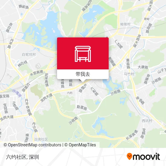 六约社区地图