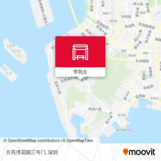 月亮湾花园三号门地图