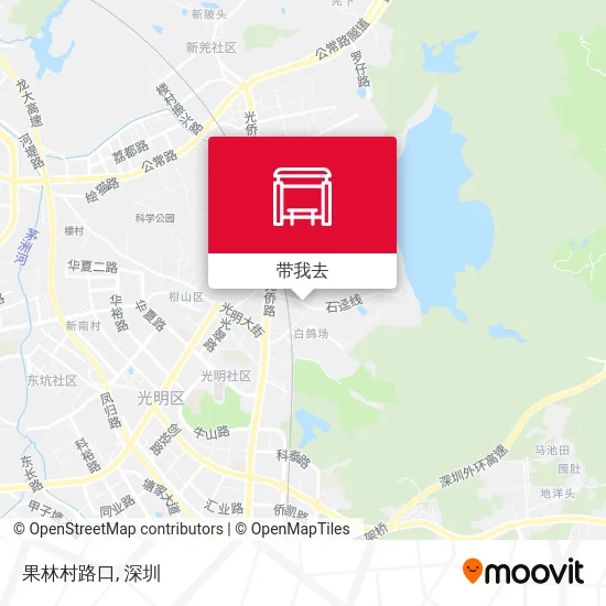 果林村路口地图
